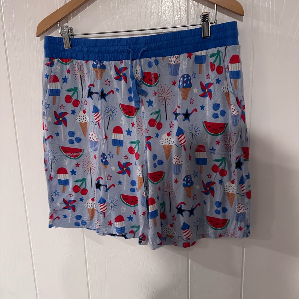 Little Sleepies Blue Shorts - Picture 5 of 6